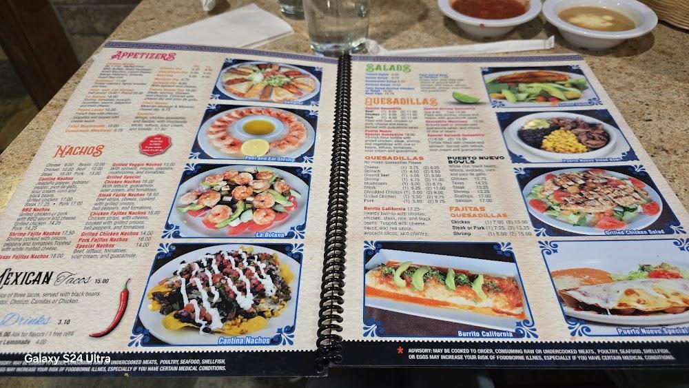 Puerto Nuevo Mexican and Seafood Restaurant Menu image 4